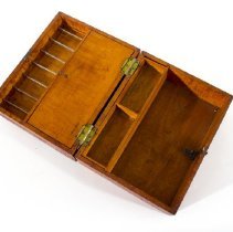 wood box - interior top view